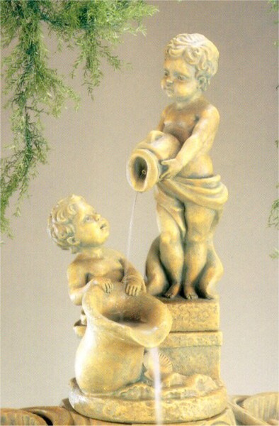Tall Pouring Cherub Water Feature Henri Replacement fountain part